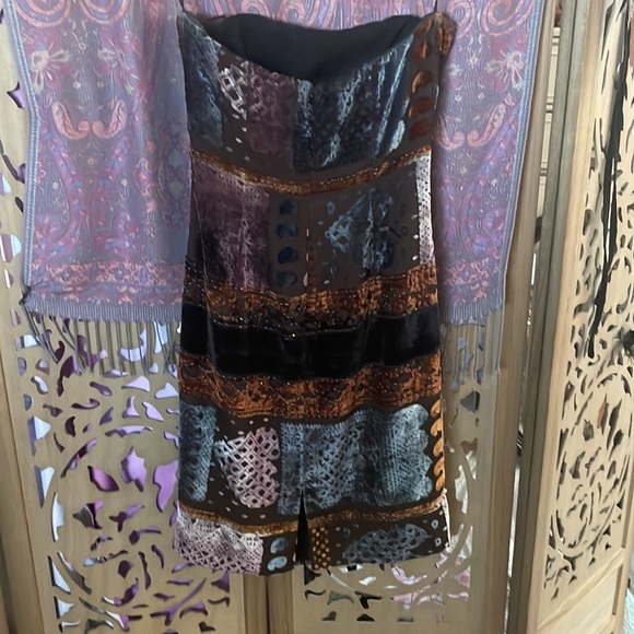 BOHO DRESS Kay Unger size 6 - Picture 5 of 6